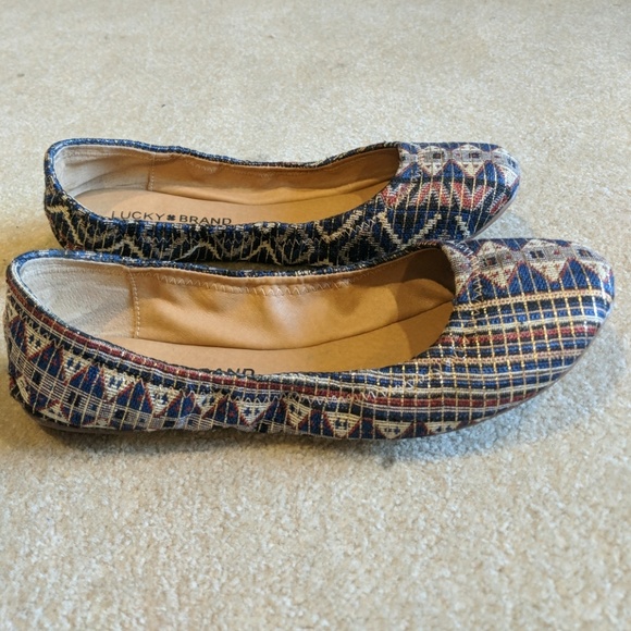 Patterned lucky brand flats - Picture 2 of 2